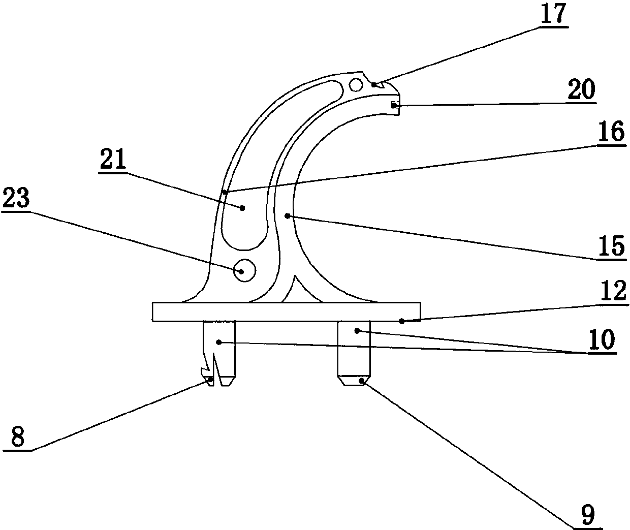 Combination cable shackle