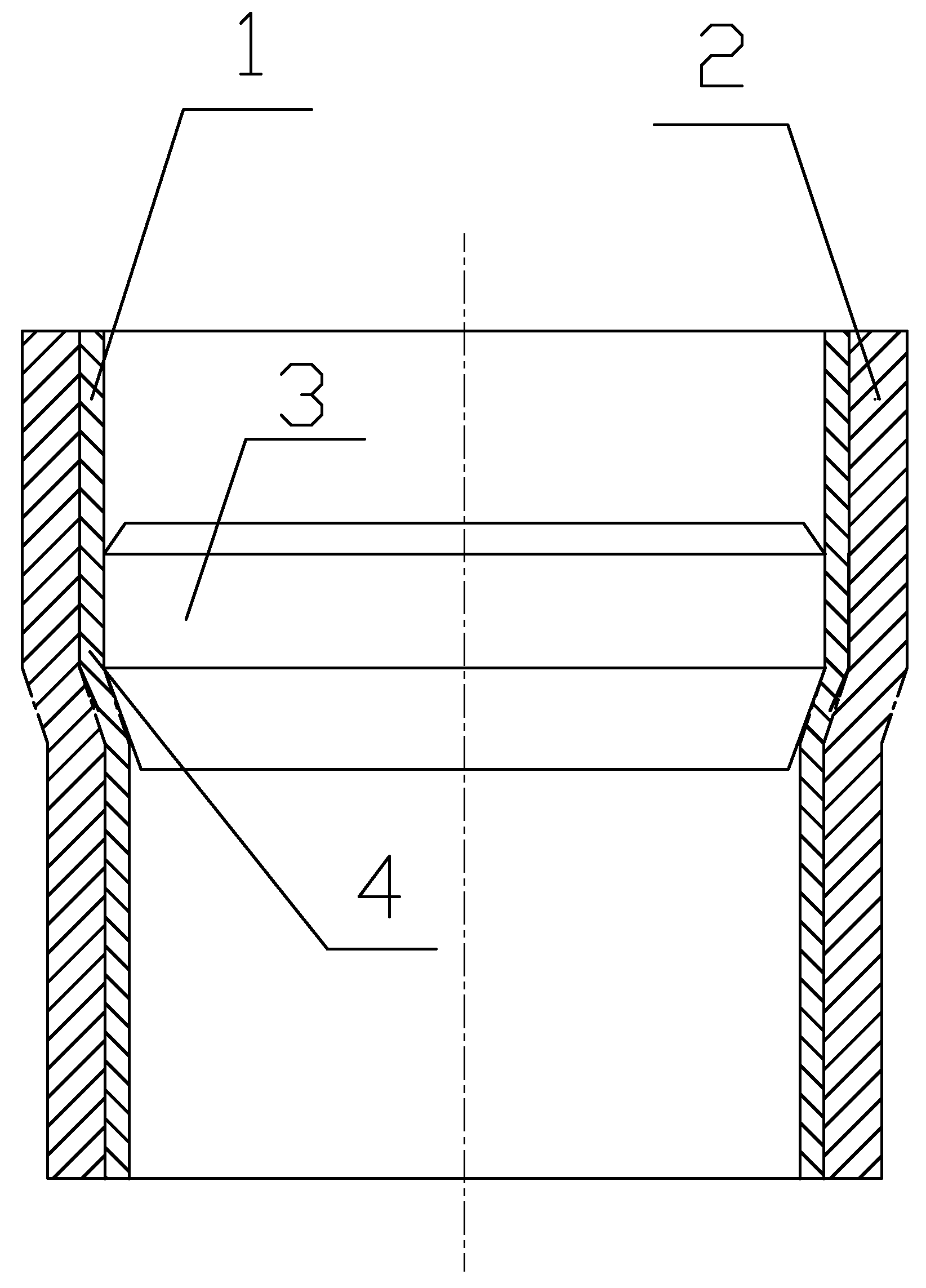 End socket structure of copper and steel bimetallic pipe and seal welding method thereof