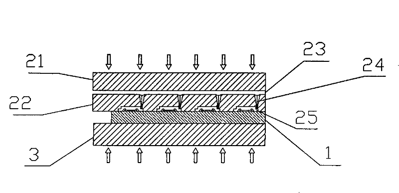 Method for coating phosphor powder layer on LED chip and manufacture of LED device