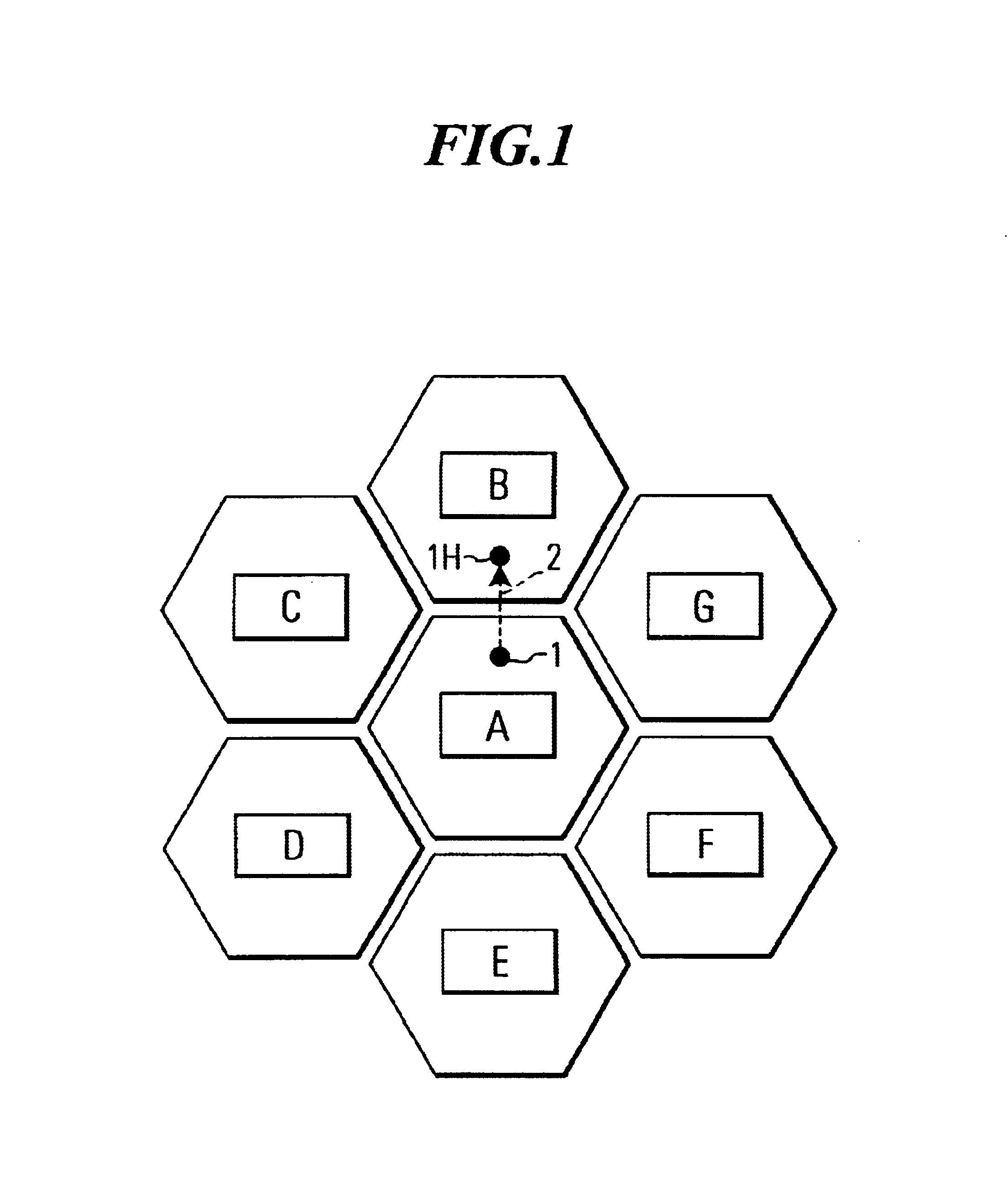 Method for the determination of cell borders in cellular data communications systems