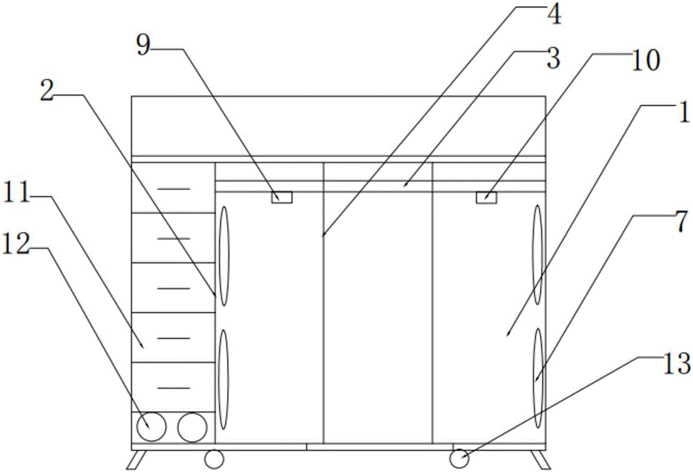 Multifunctional electronic wardrobe