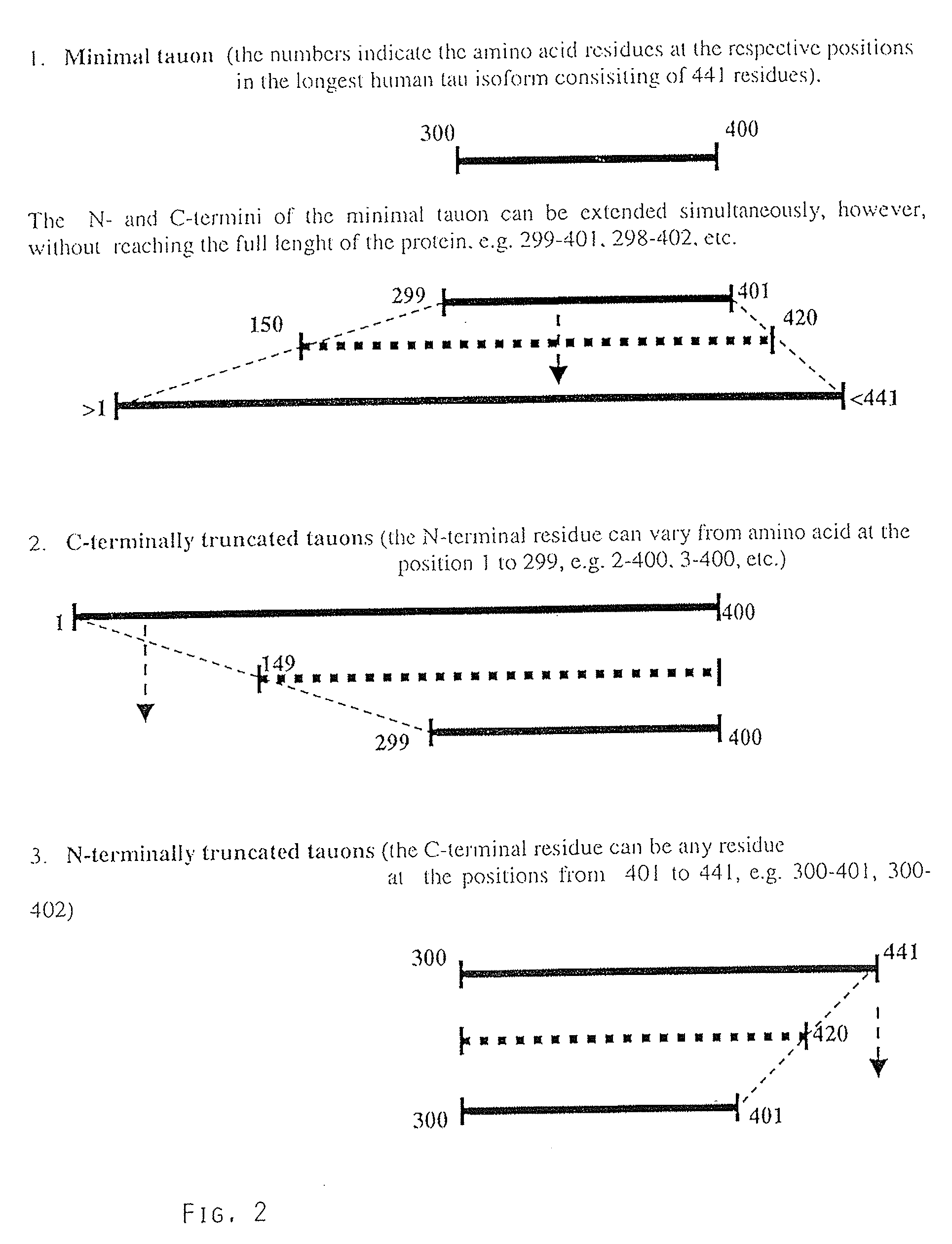 Conformationally abnormal forms of tau proteins and specific antibodies thereto