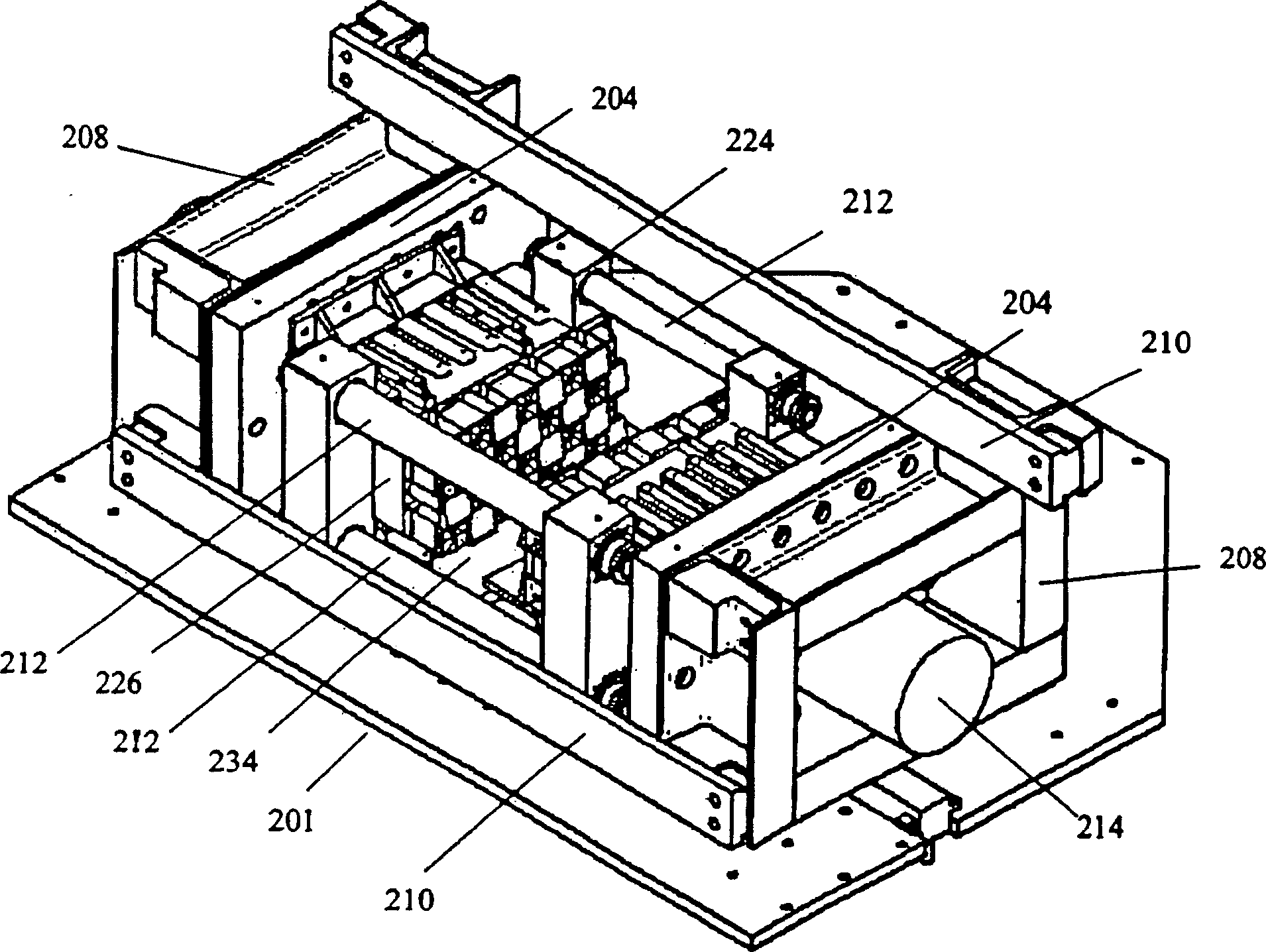 Checkerboard shear volume reduction system