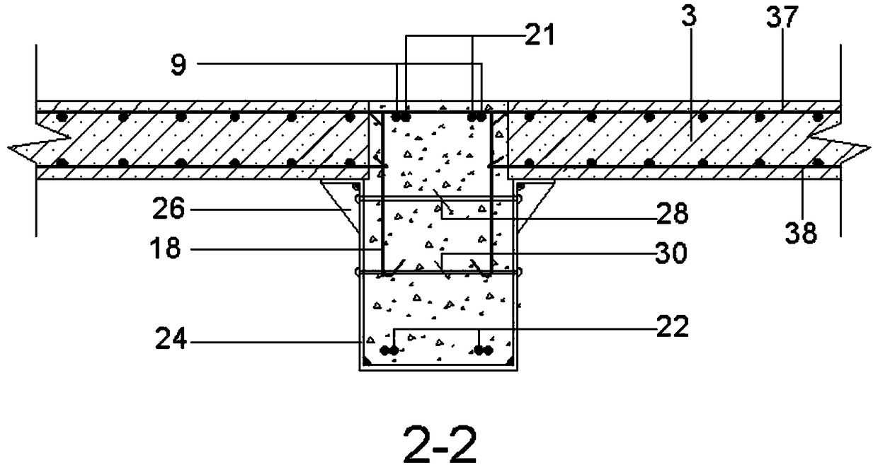High-assembling-rate steel tube concrete frame structure system and connecting method