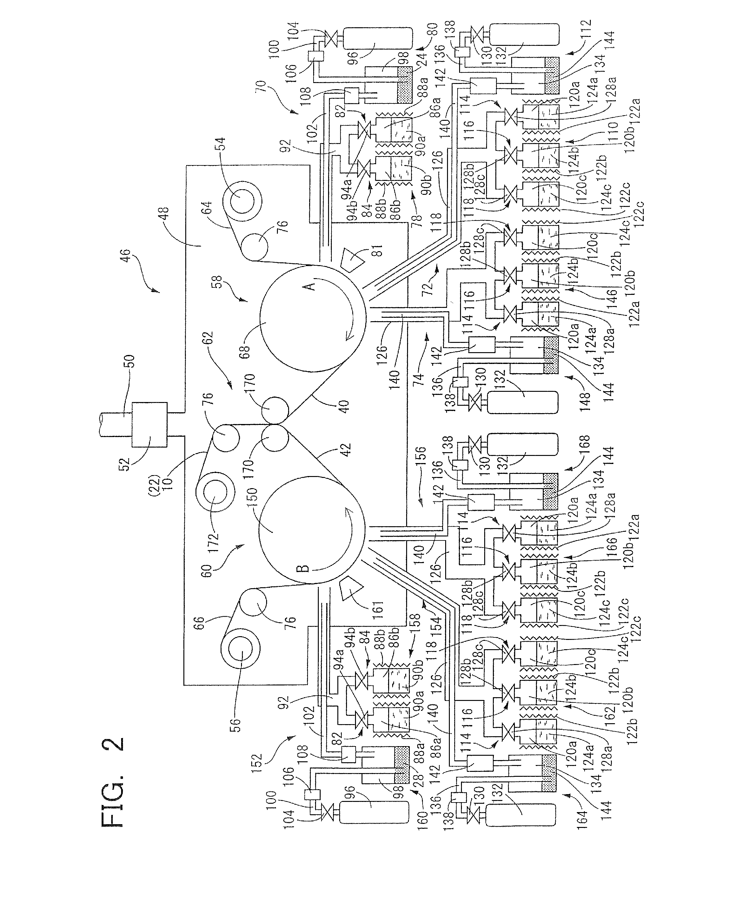 Lithium-ion secondary battery, and method of and apparatus for producing the same