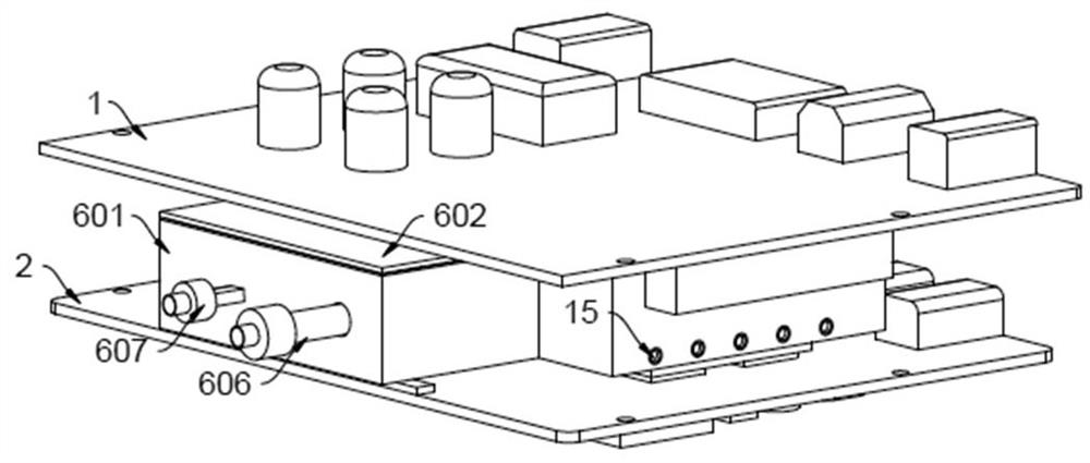 A water-cooled circulating intelligent cockpit area cooling system