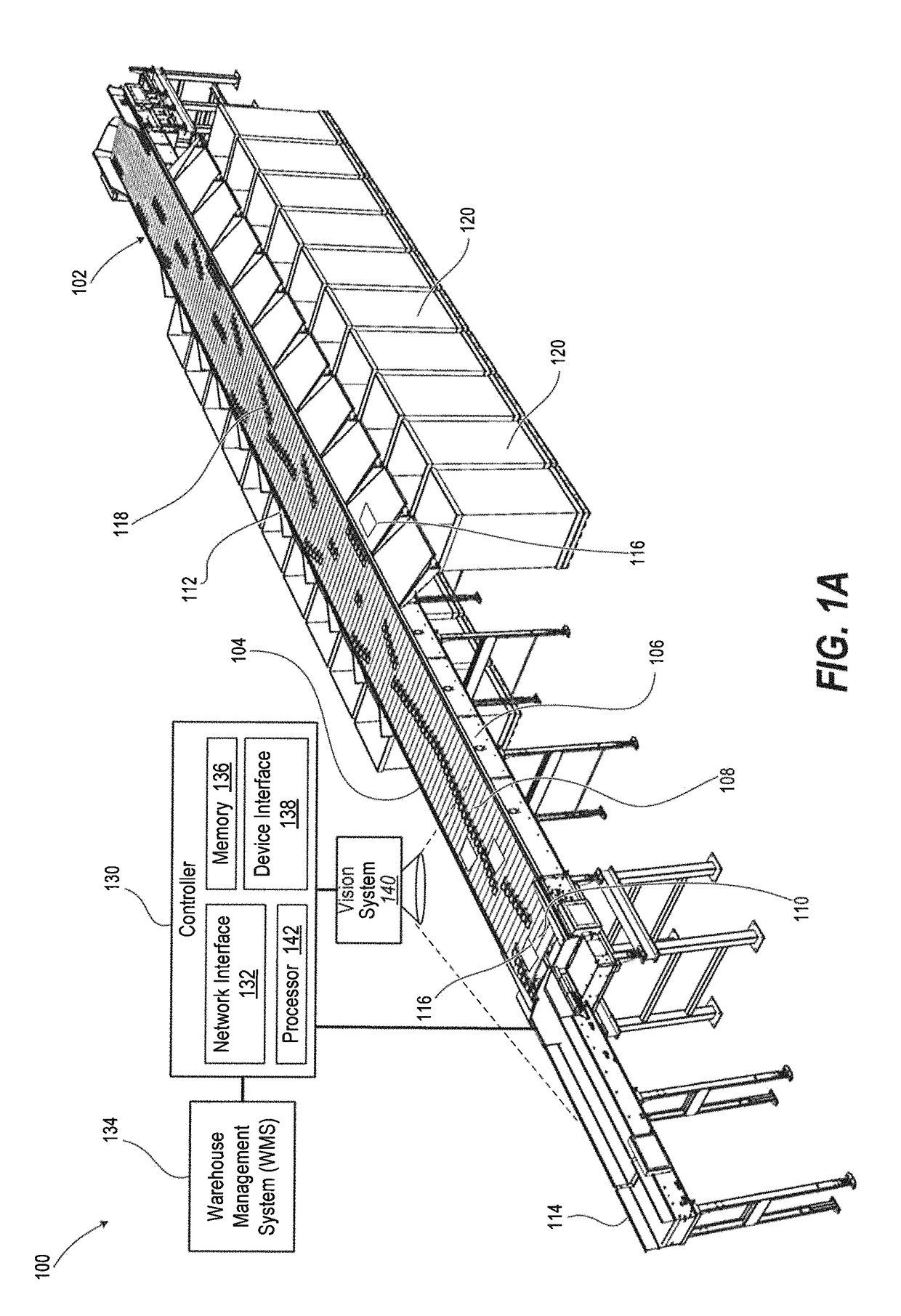 High-speed, dual-sided shoe sorter with offset induct