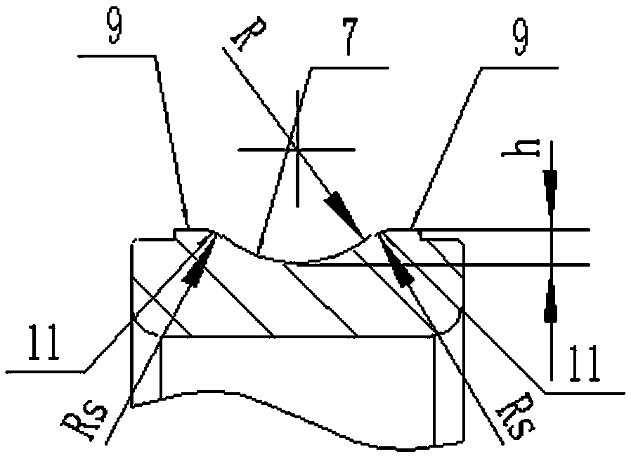 A high-speed deep groove ball bearing