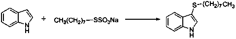 A kind of preparation method of 3-indole sulfide