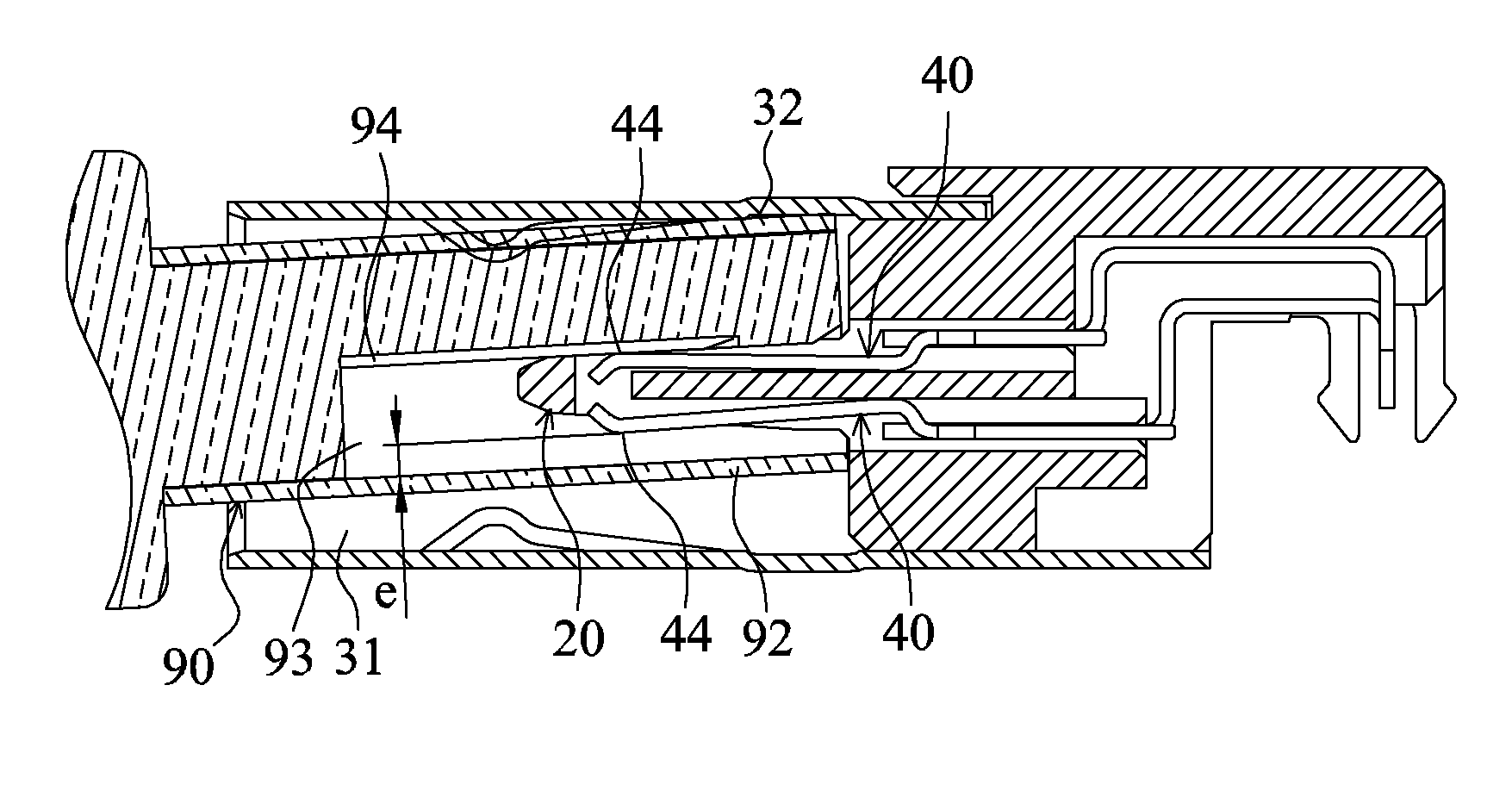 Electrical connector for bidirectional plug insertion