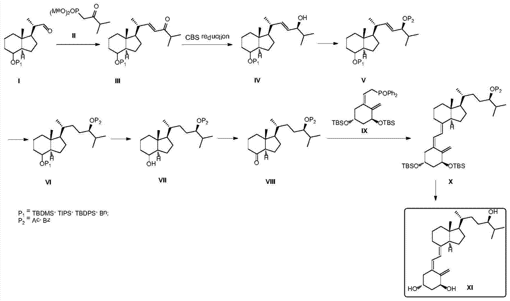 Method for preparing tacalcitol