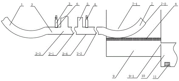 A pipe network type feces and organic sewage garbage treatment device