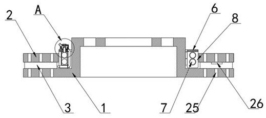 High-heat-dispersion carbon brake disc for car and manufacturing method thereof