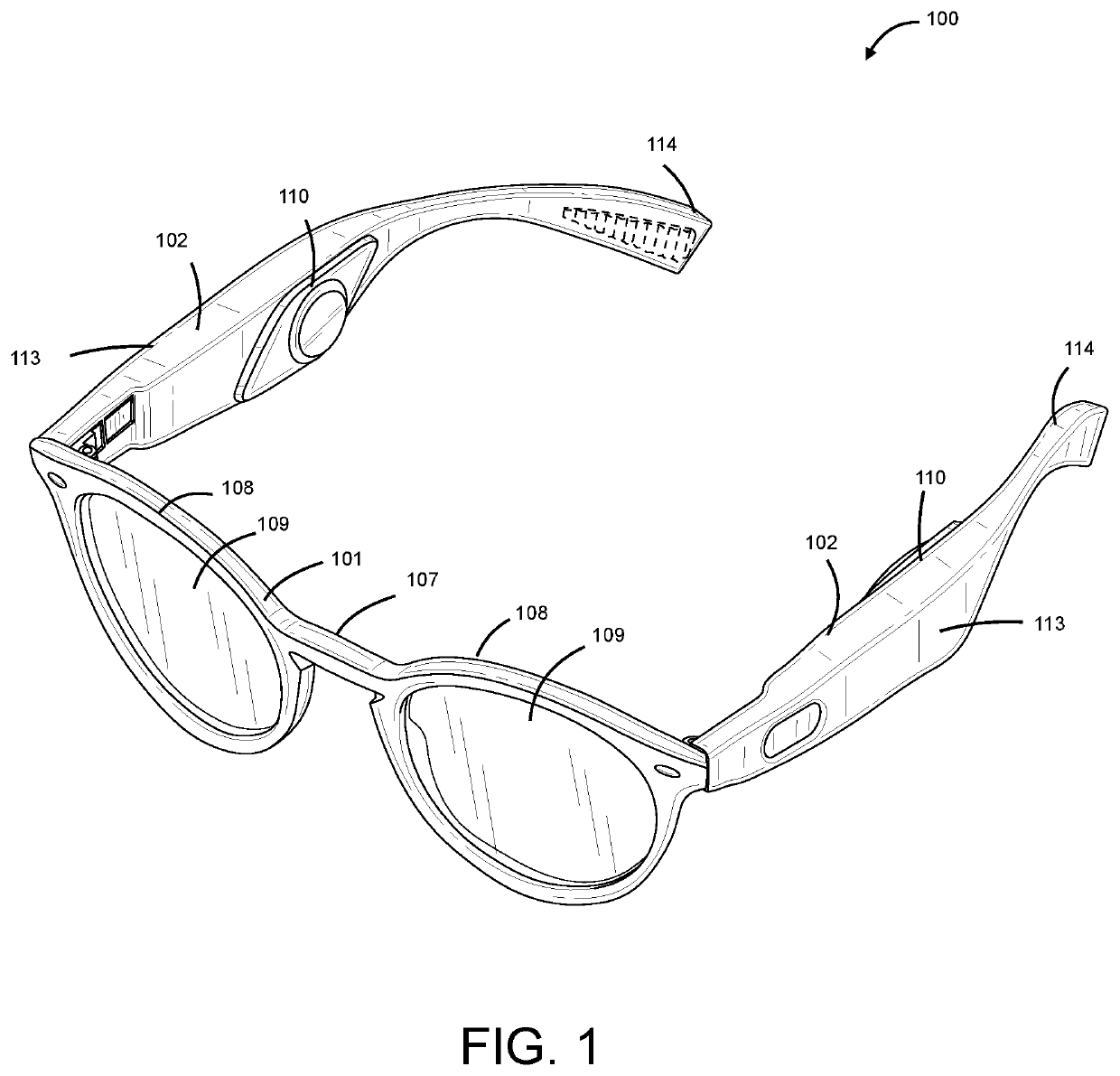 Wireless Smartglasses with Quick Connect Front Frames