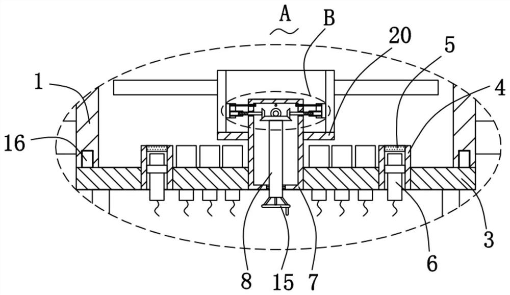 Aero-engine blade thermal barrier coating thermal fatigue testing device based on temperature sensor