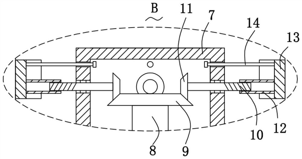 Aero-engine blade thermal barrier coating thermal fatigue testing device based on temperature sensor