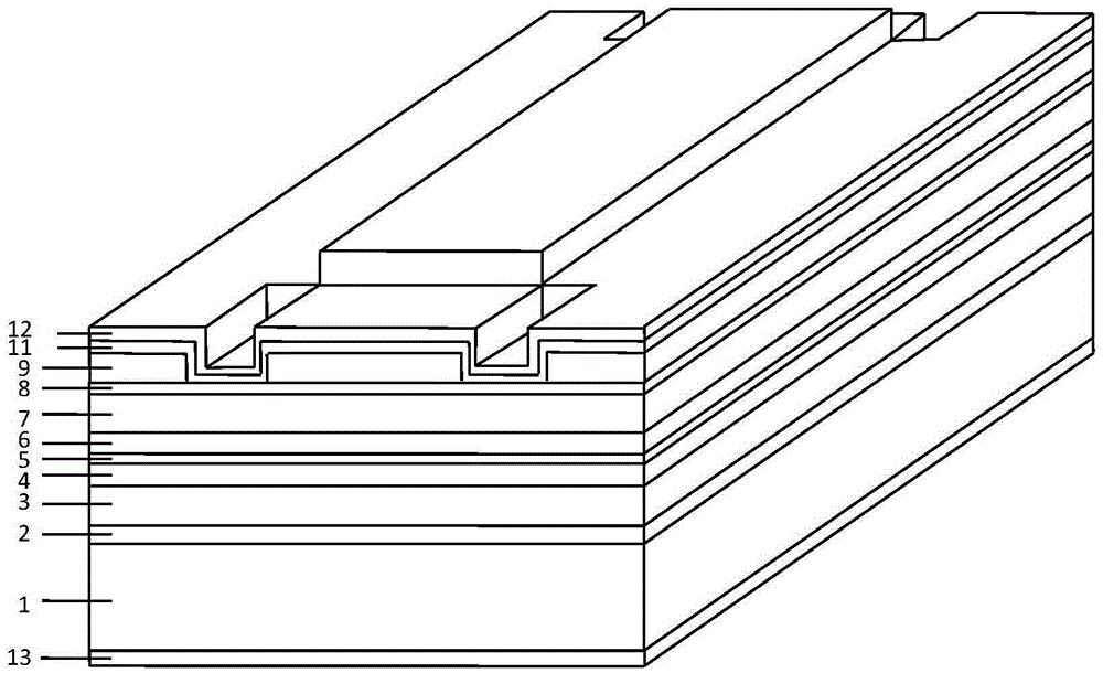 A semiconductor laser with a new near-cavity surface current non-injection region structure and its manufacturing method