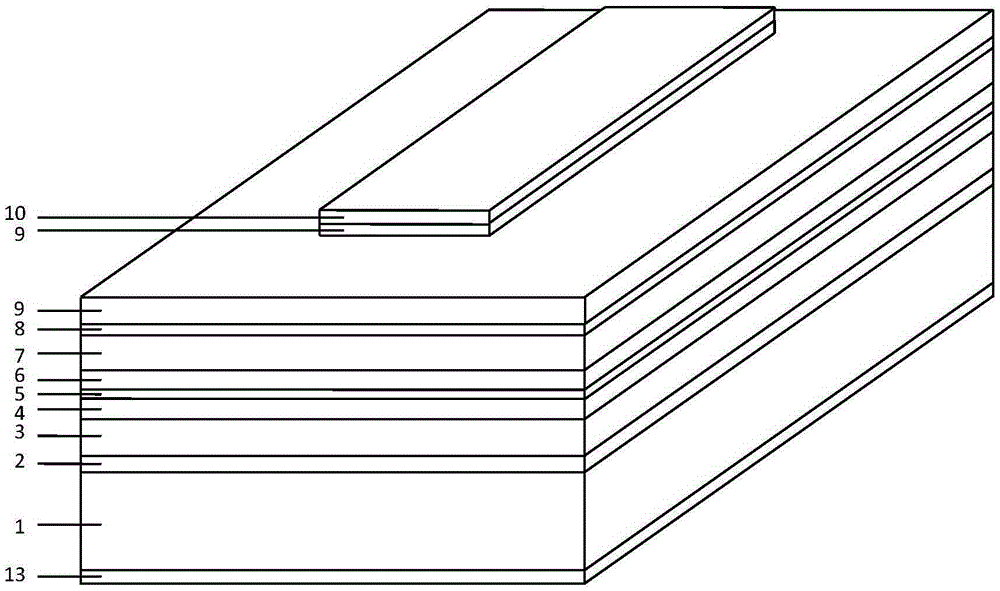 A semiconductor laser with a new near-cavity surface current non-injection region structure and its manufacturing method