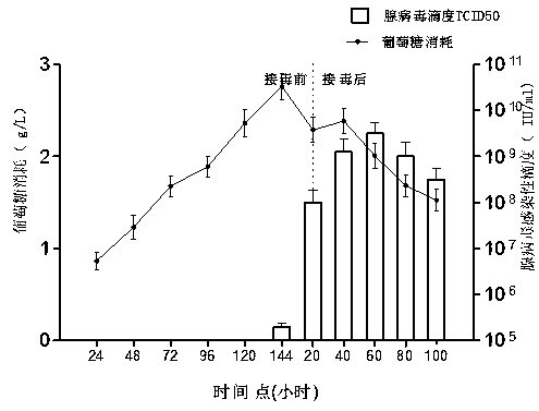 Optimized technological method for amplifying recombinant adenovirus by using bioreactor