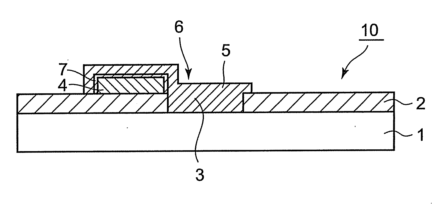 Substrate for suspension