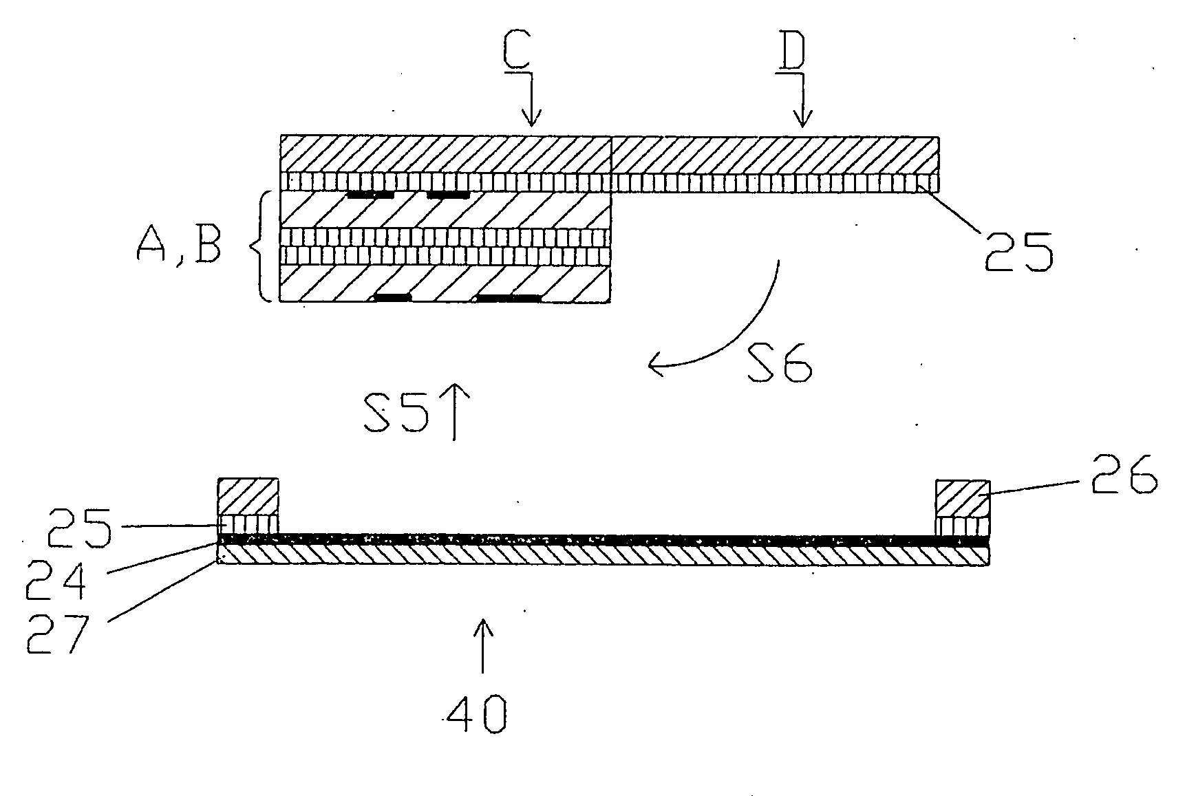 Form with integrated folding card, laminate for producing the form and method for producing a folding card