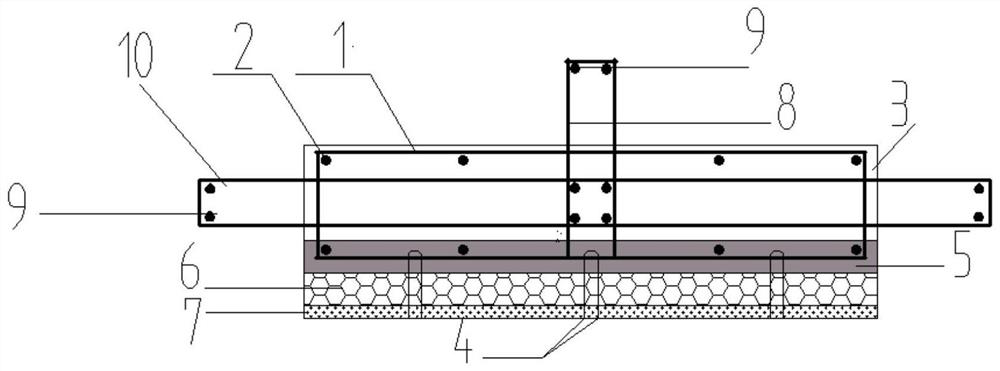 Single-side-overlapped straight prefabricated part joint