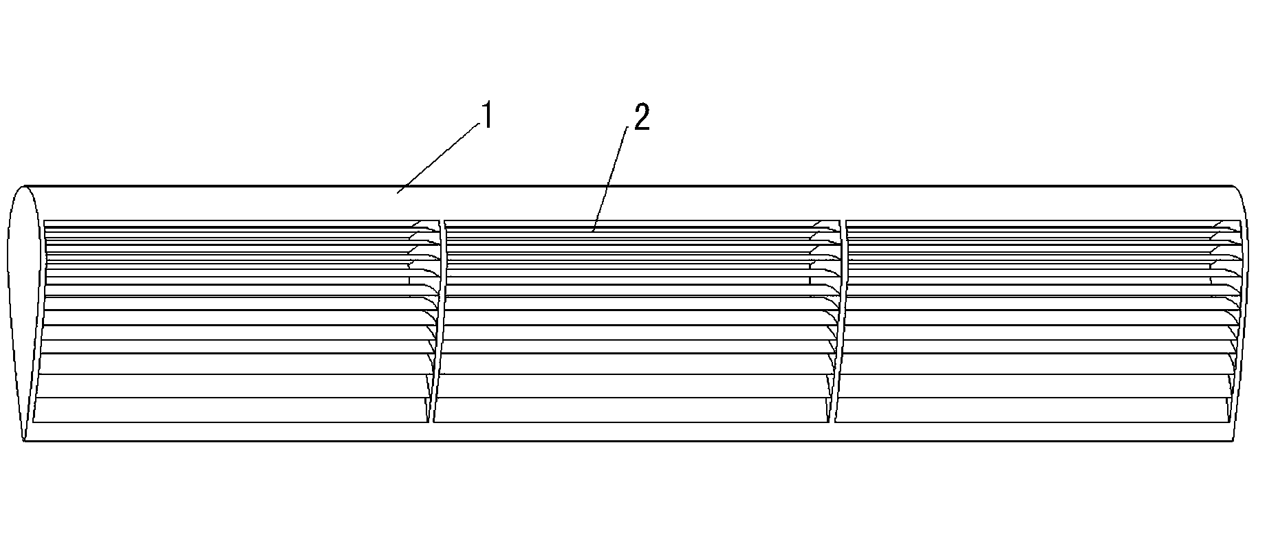 Lift-resistance type vertical-axis wind generator blade