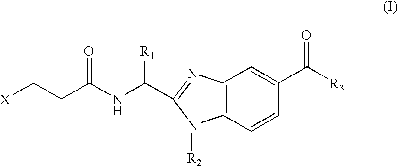 Benzimidazole derivatives and use thereof as peptide deformylase inhibitors