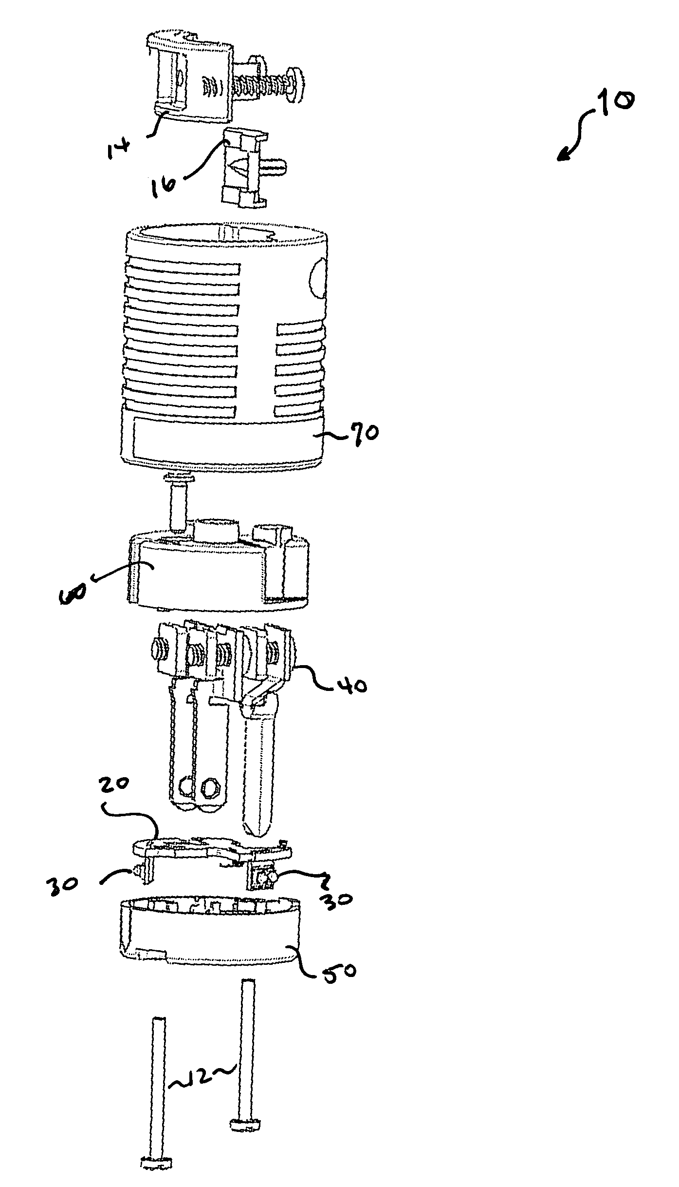 Electric circuit test device