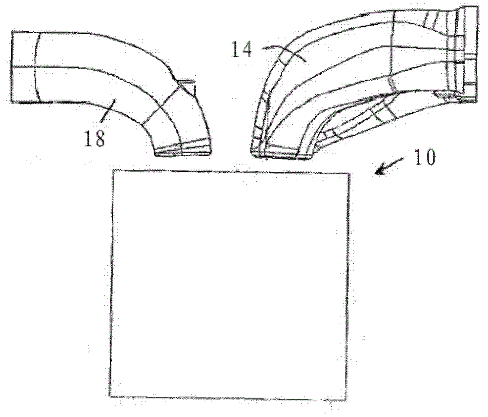 Combustion chamber intake device