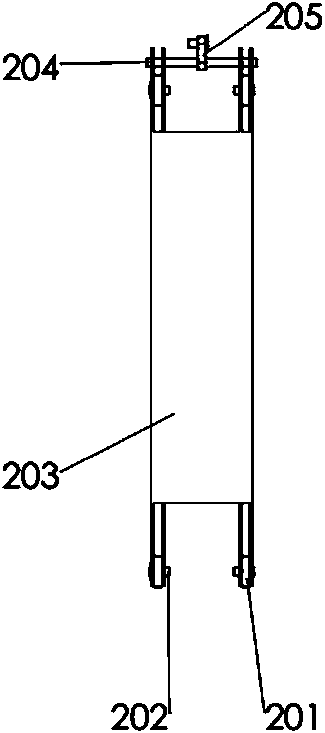 A device for pressing an elevator handrail into a mold