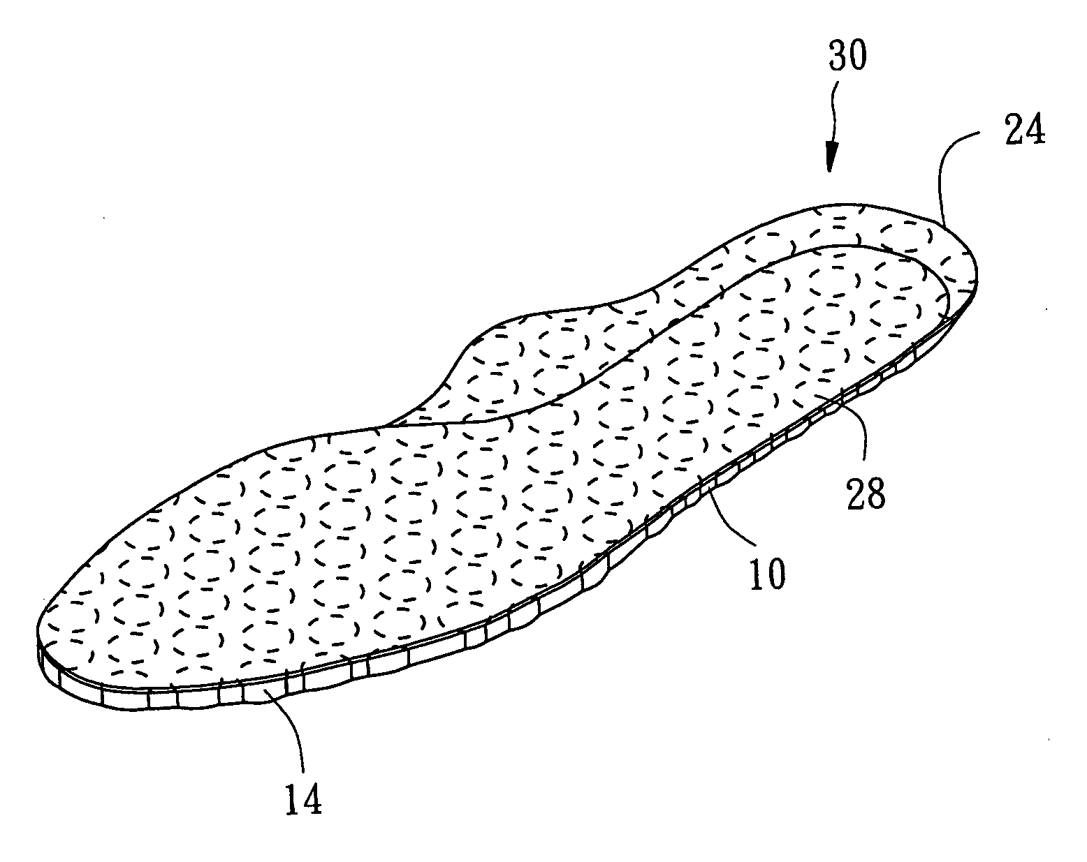 Method of making insole and insole made thereby
