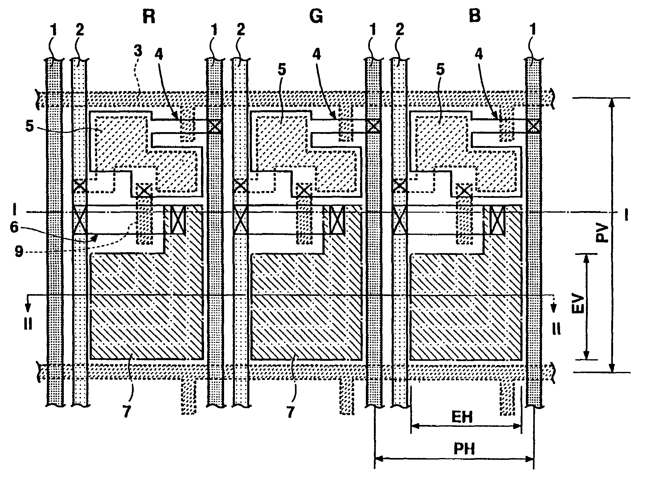 Color electroluminescence display device
