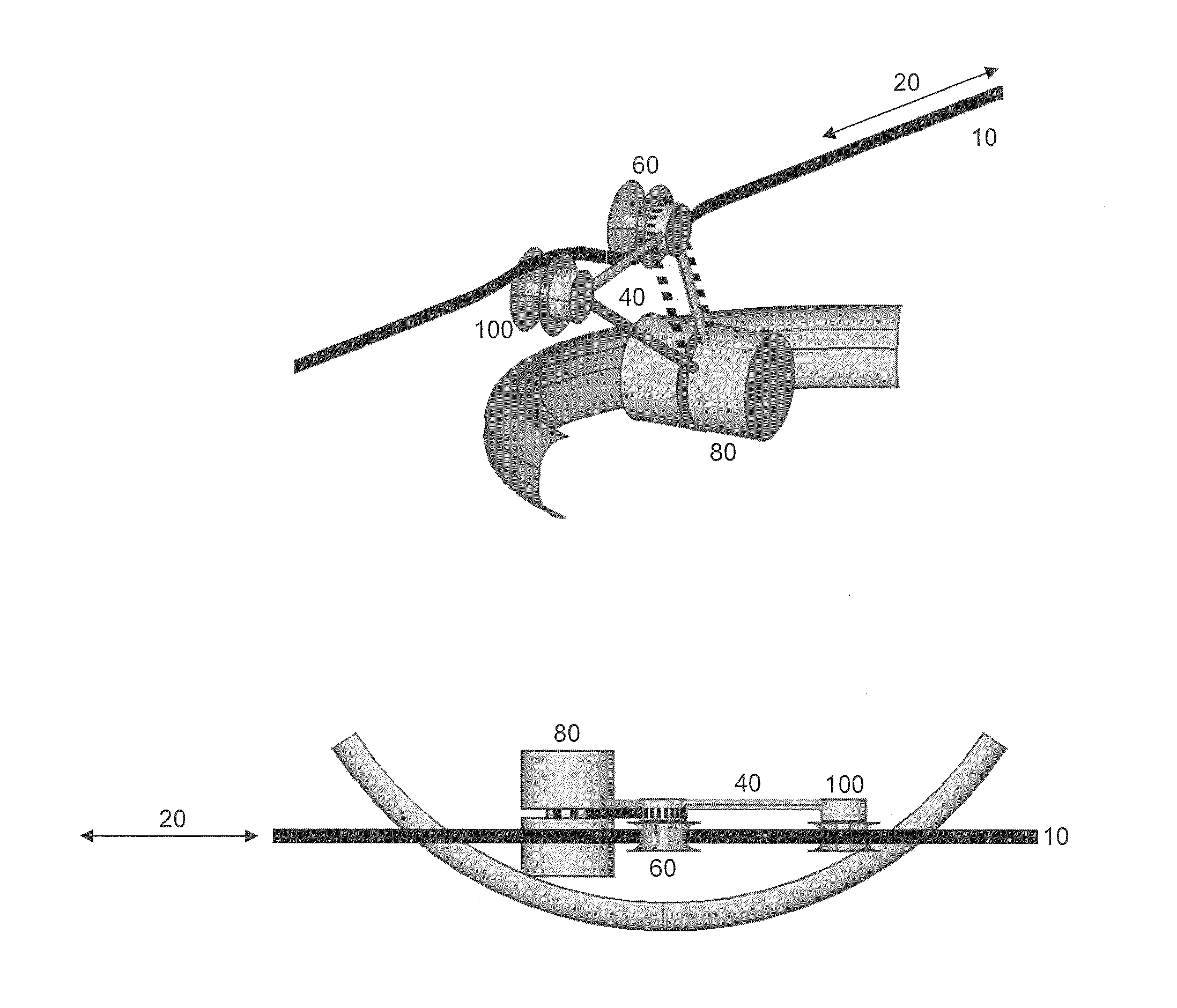 Apparatus and method for ice and frost removal from power lines