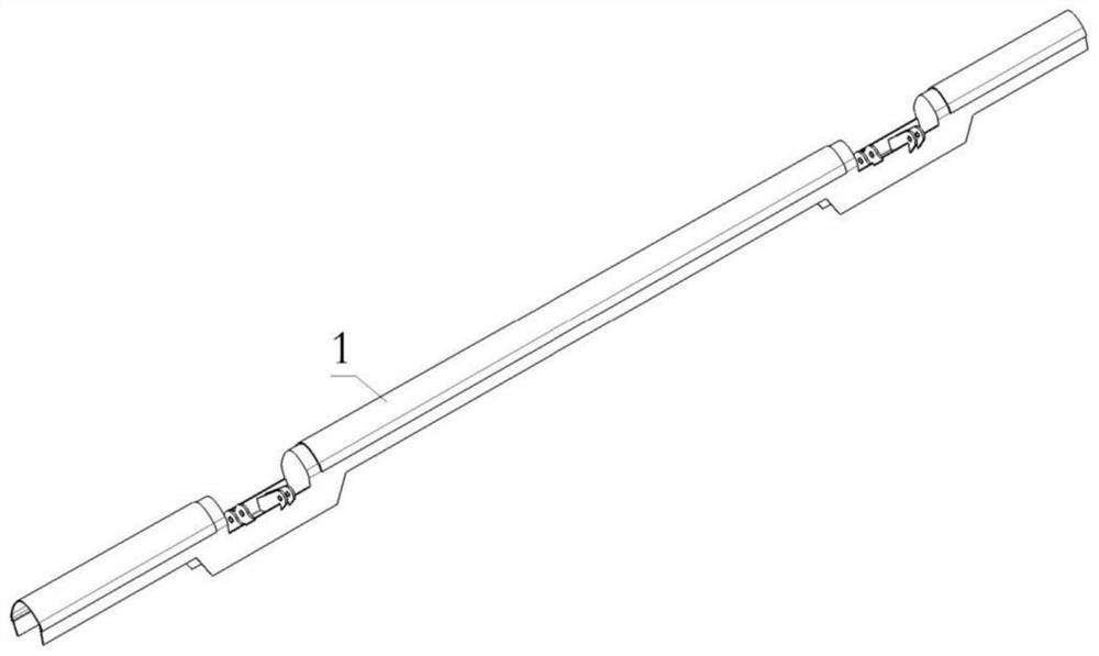 Unmanned aerial vehicle aileron structural component and unmanned aerial vehicle