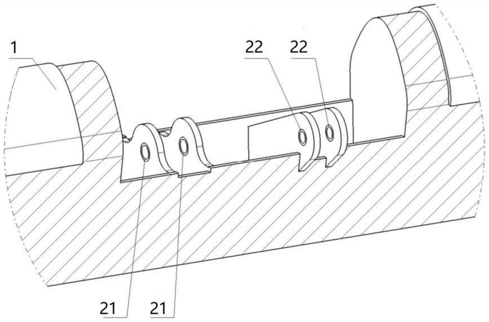 Unmanned aerial vehicle aileron structural component and unmanned aerial vehicle