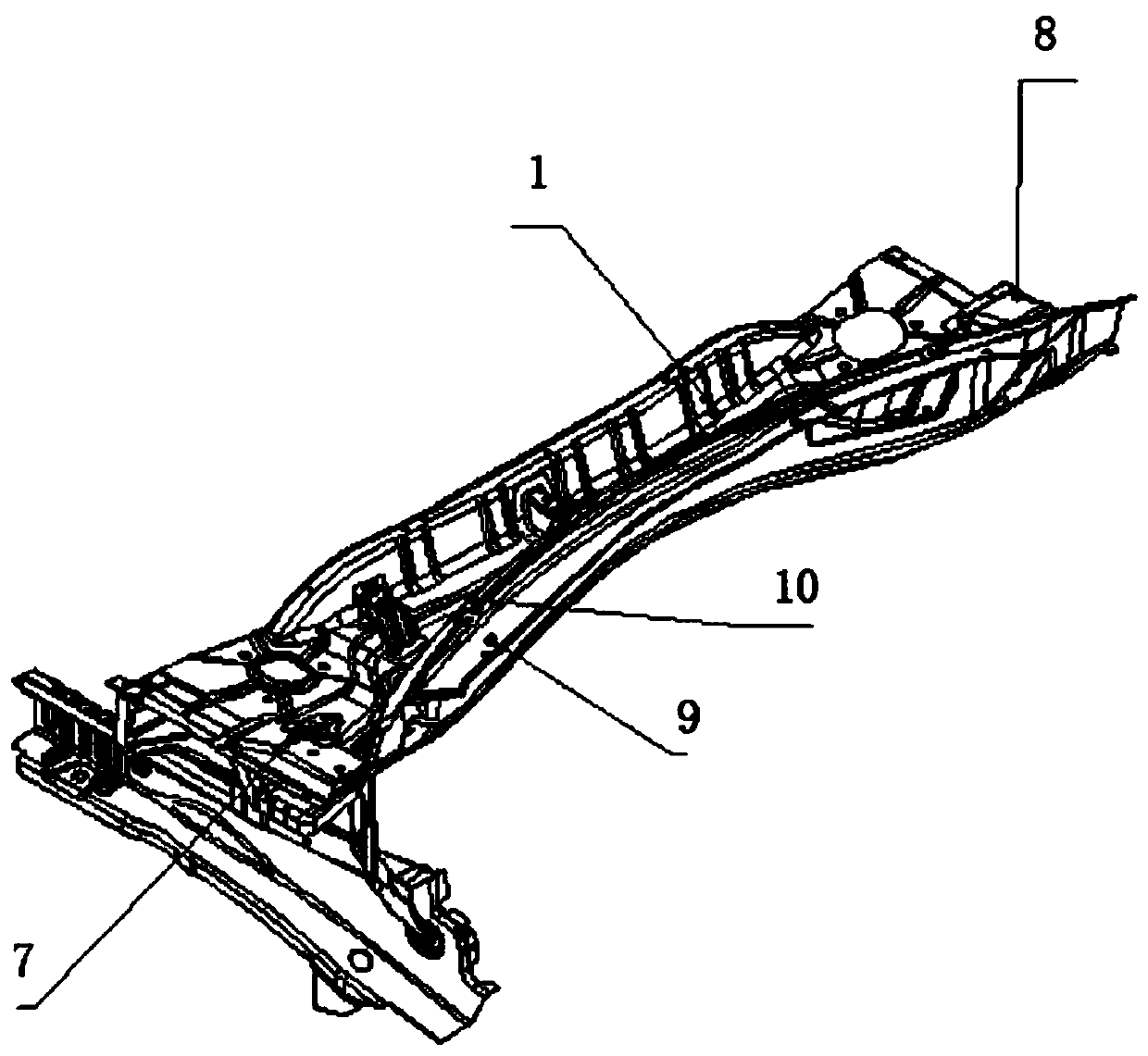 Vehicle cabin cutter channel assembly and vehicle with the same