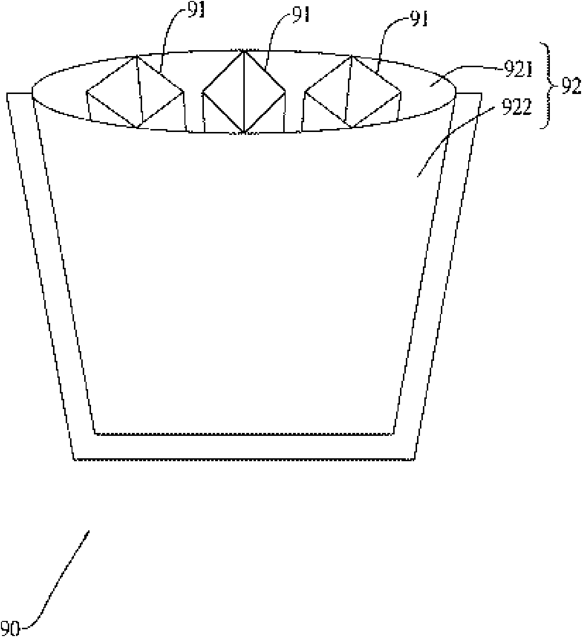 Manufacturing method of trapezoidal air filtering belt