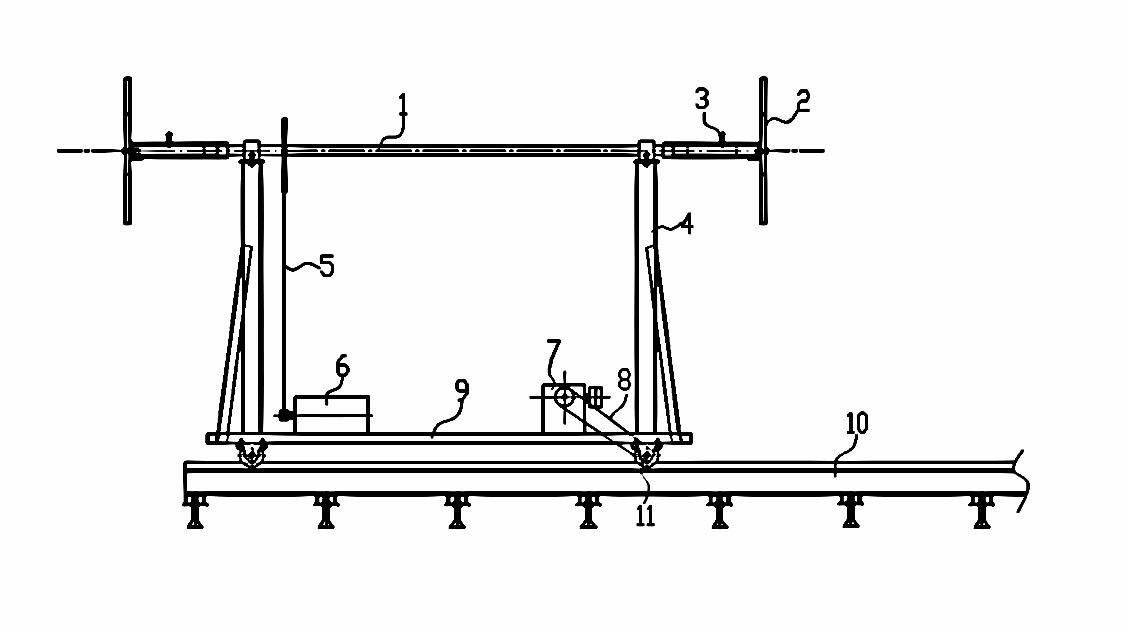 Movable trolley for light ship welding