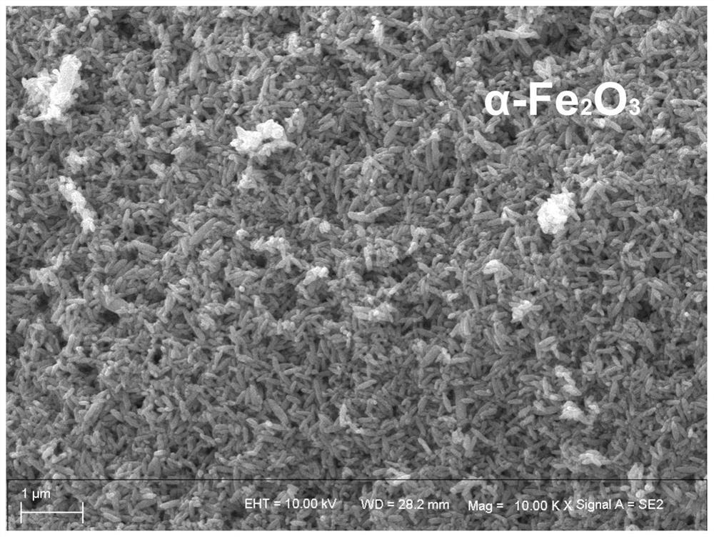 An α-Fe enriched in cation-deficient clusters  <sub>2</sub> o  <sub>3</sub> Photocatalyst and its preparation method and application