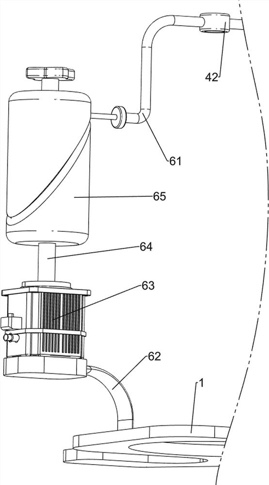 Tapping device convenient to clamp and adjust