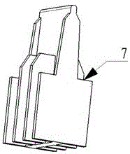 Mounting structure for a front cover trim