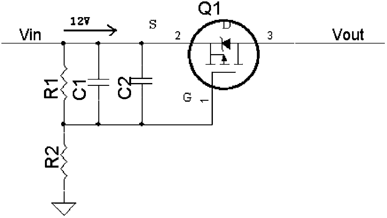 A DC power supply slow start circuit for gateway equipment
