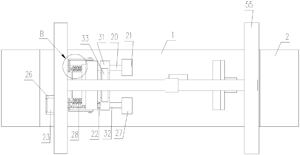 Positioning grinding structure for motorcycle exhaust cylinder