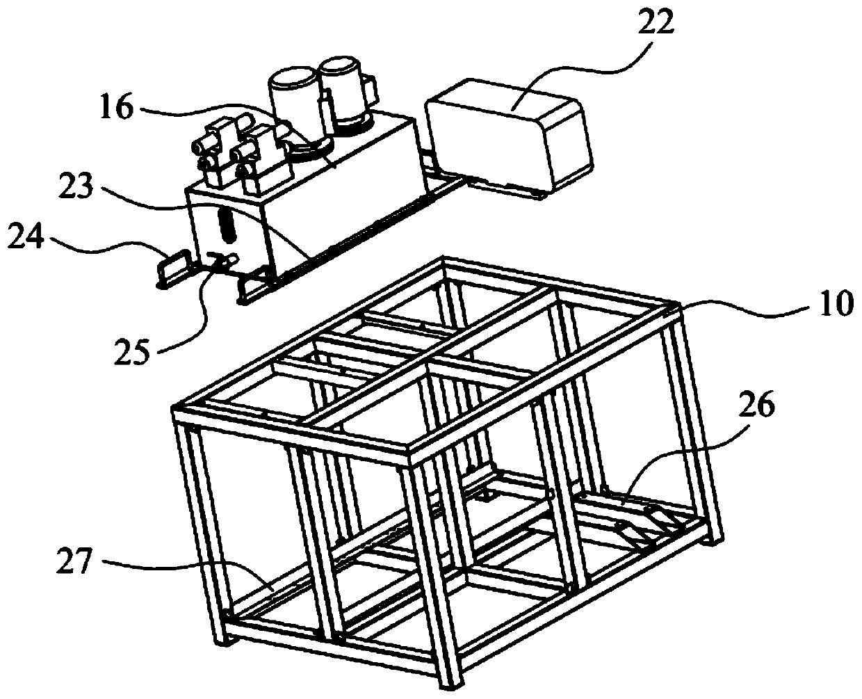 Slurry vacuum defoaming machine