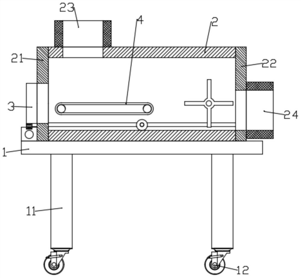 Hay cutter with dust removal function