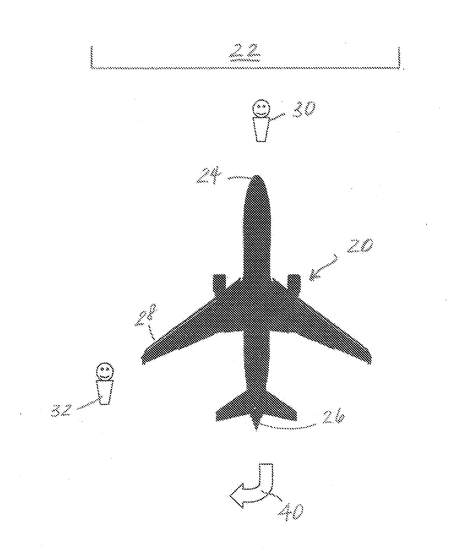 Training system and simulation method for ground travel in aircraft equipped with non-engine drive means