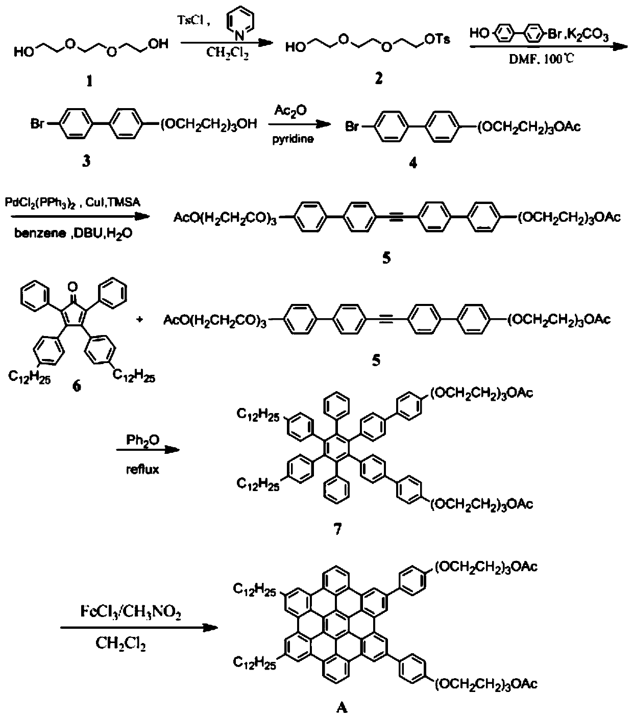 A kind of preparation method of organic graphene nanotube with surface modified titanium dioxide