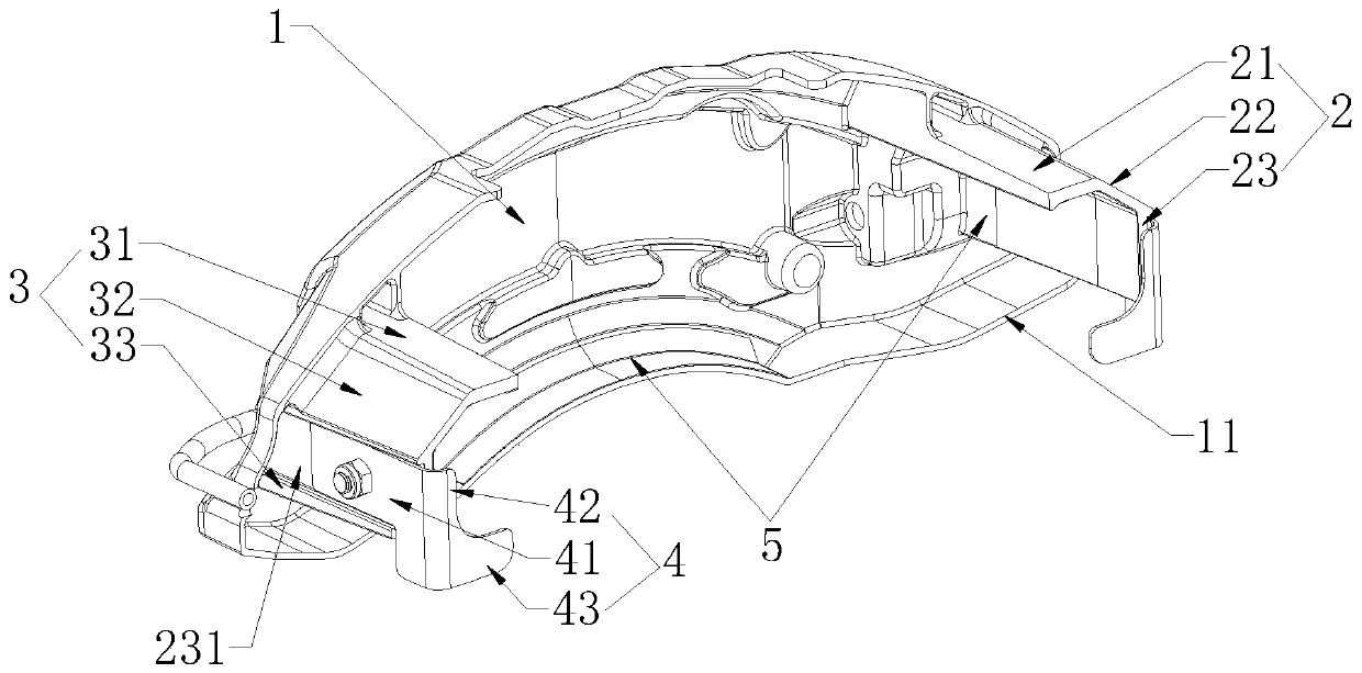 Caliper cover assembly and production method thereof
