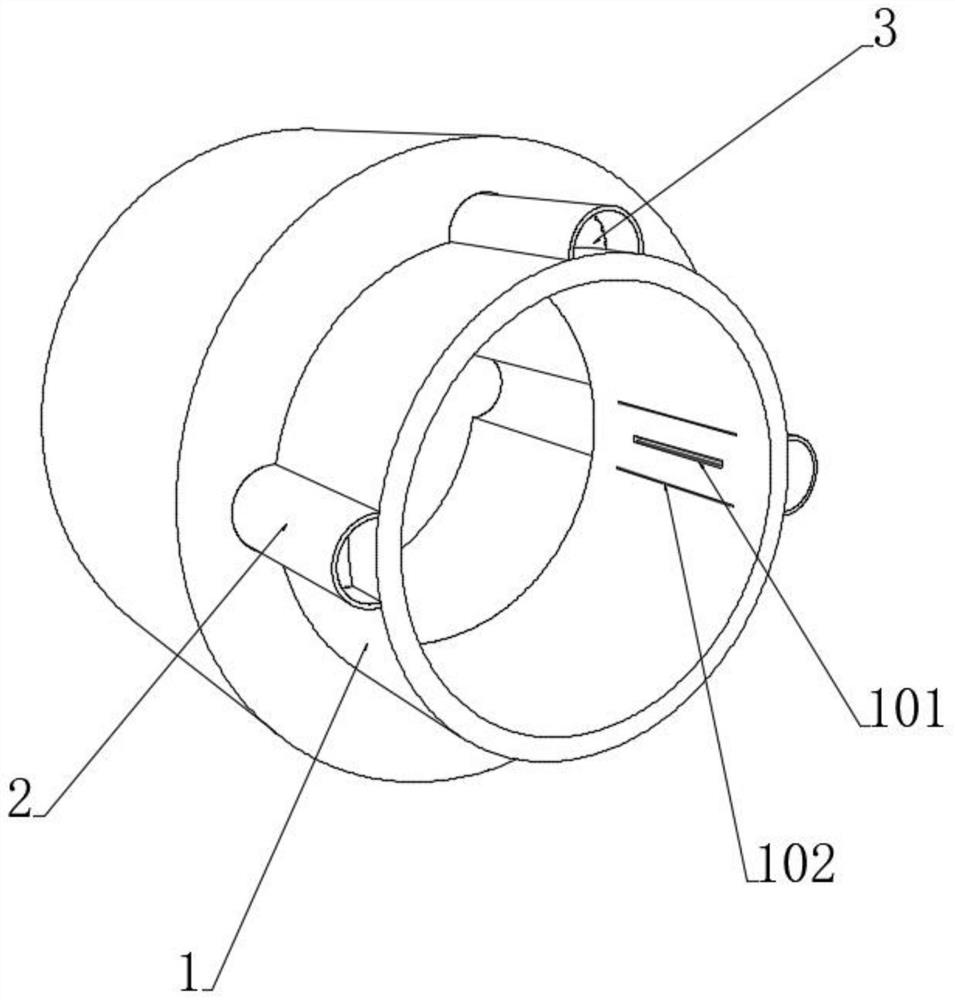 A thermal induction self-lubricating bearing wear-resistant bushing